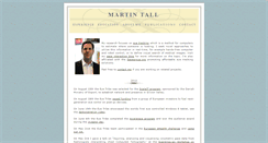 Desktop Screenshot of martintall.com