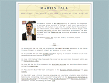 Tablet Screenshot of martintall.com